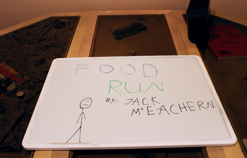 A stop motion animation.