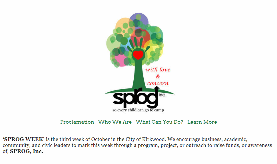 A wordpress theme developed by Jack McEachern for Sprog Week.